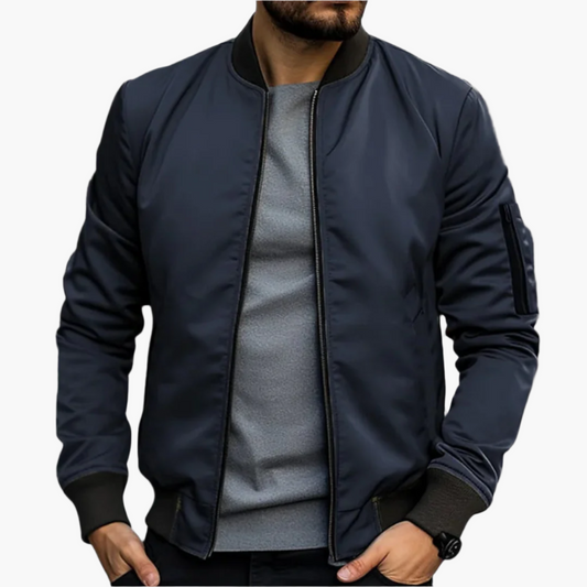 Men's Bomber Jacket Urban Casual Style for Mid-Season