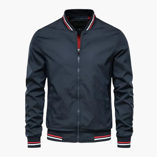 Men's bomber jacket versatile casual urban style
