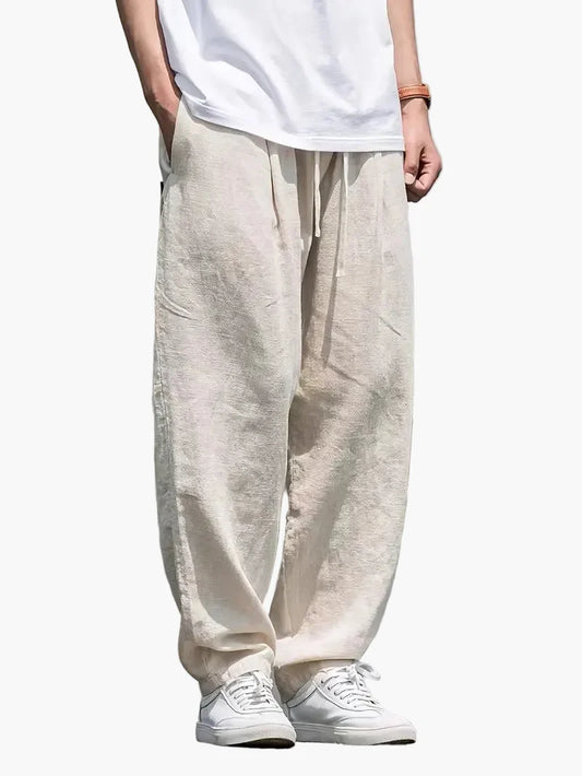 Pantalon ample baggy homme style urbain décontracté pour loisirs et sorties