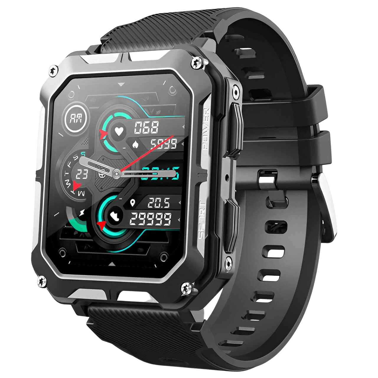 Giles – Orologio Smart Impermeabile per Uomo con Funzionalità Avanzate
