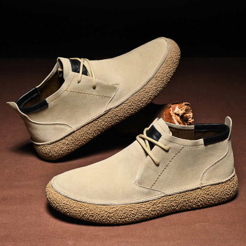 Chaussures montantes homme style décontracté urbain à lacets pour usage quotidien