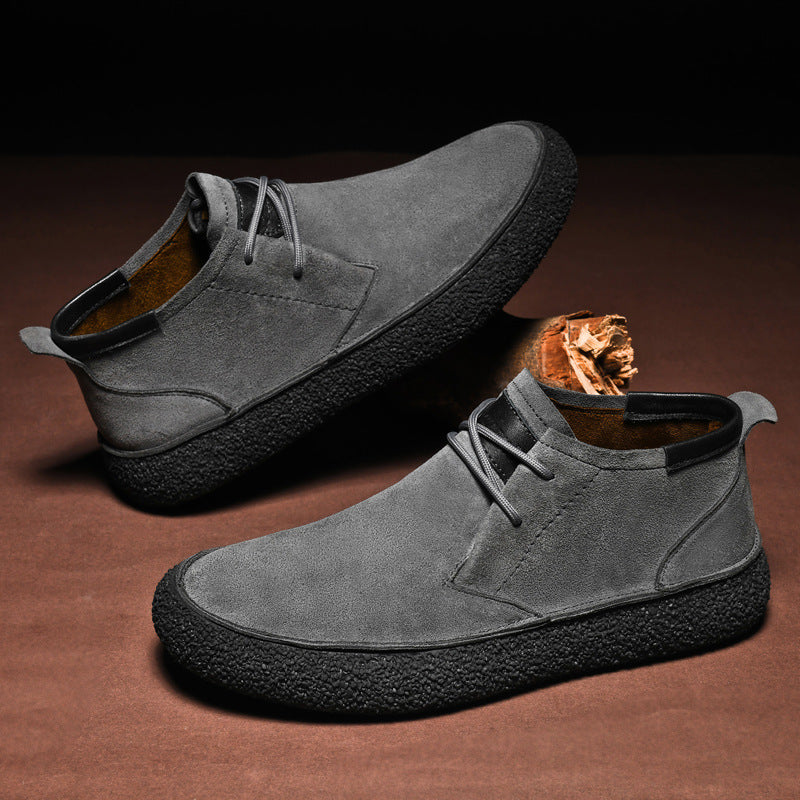 Chaussures montantes homme style décontracté urbain à lacets pour usage quotidien