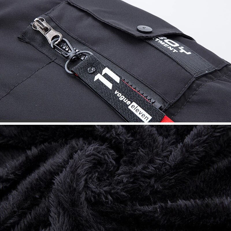 Langer Herren-Wintermantel mit Kapuze, urbaner Stil, ideal für kalte Tage