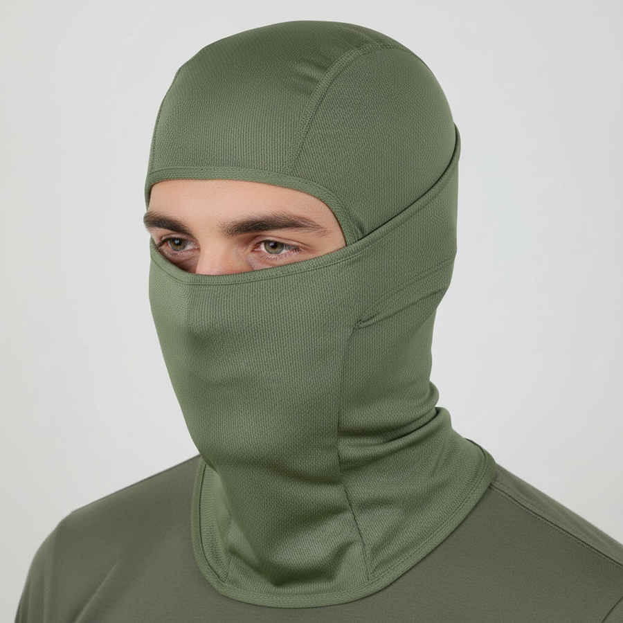 Unisex-balaclava til skiløb og vintersport - rød