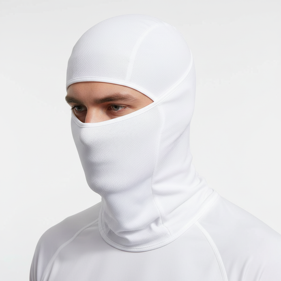 Unisex-balaclava til skiløb og vintersport - rød