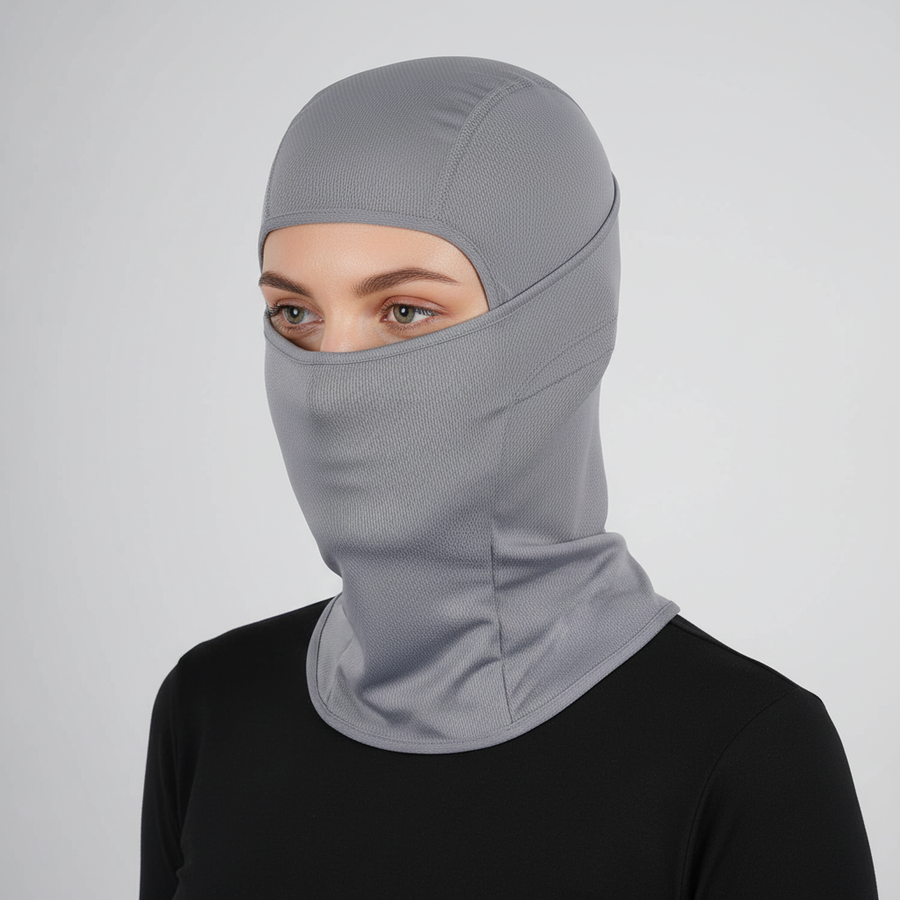 Unisex-balaclava til skiløb og vintersport - rød