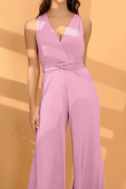 Hayley – Ärmlös jumpsuit med öppen rygg