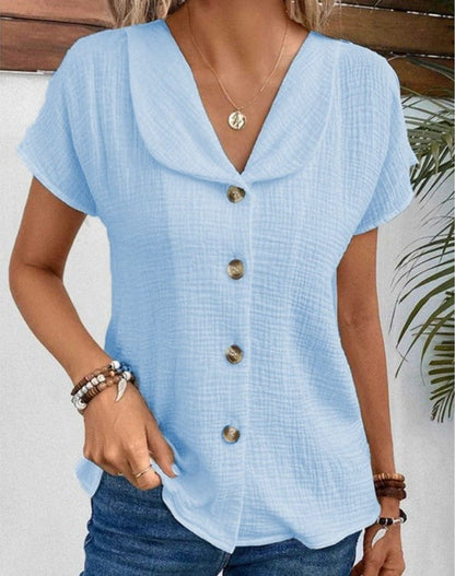 Camicia con bottoni e colletto
