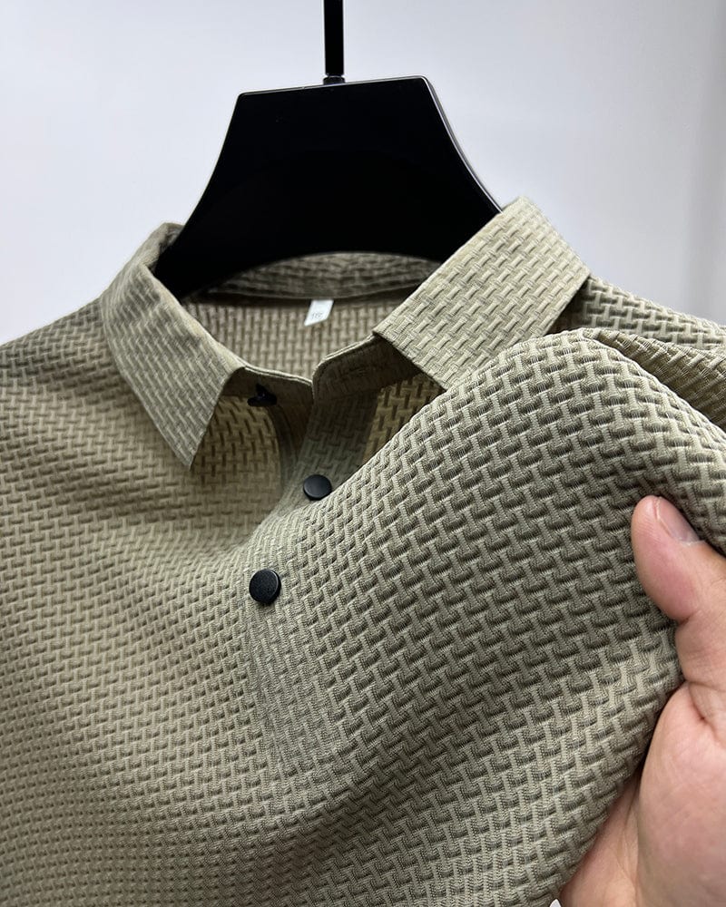 Polo Homme Style Moderne Respirant pour Été – Look Élégant et Décontracté