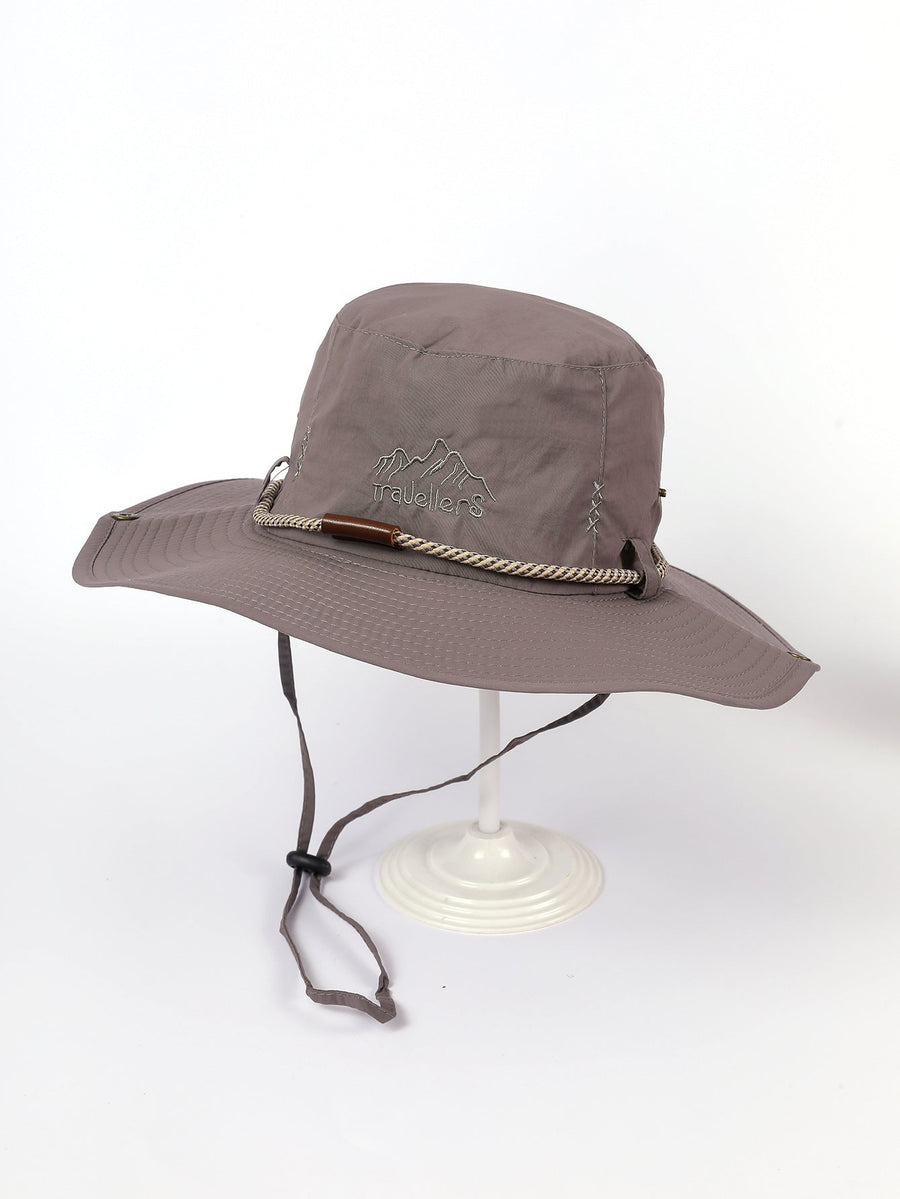 Unisex hiking bucket hat with adjustable drawstring - Multiple colors