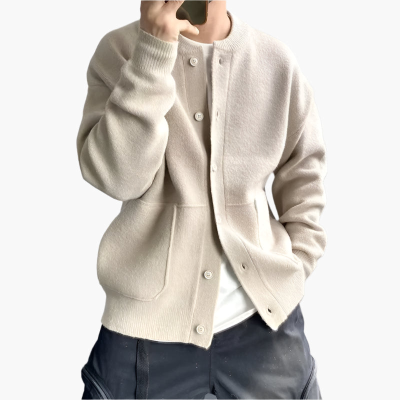 Afslappet cardigan til mænd – Moderne stil og komfort til daglig brug