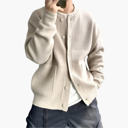 Afslappet cardigan til mænd – Moderne stil og komfort til daglig brug
