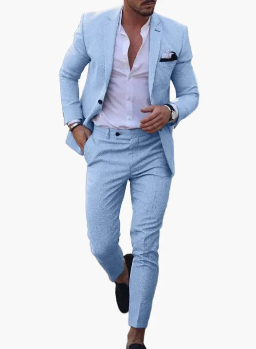 Elegant suit for men – Modern style for summer occasions and ceremonies