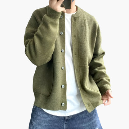 Afslappet cardigan til mænd – Moderne stil og komfort til daglig brug