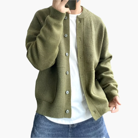 Casual men's cardigan – Modern style and everyday comfort
