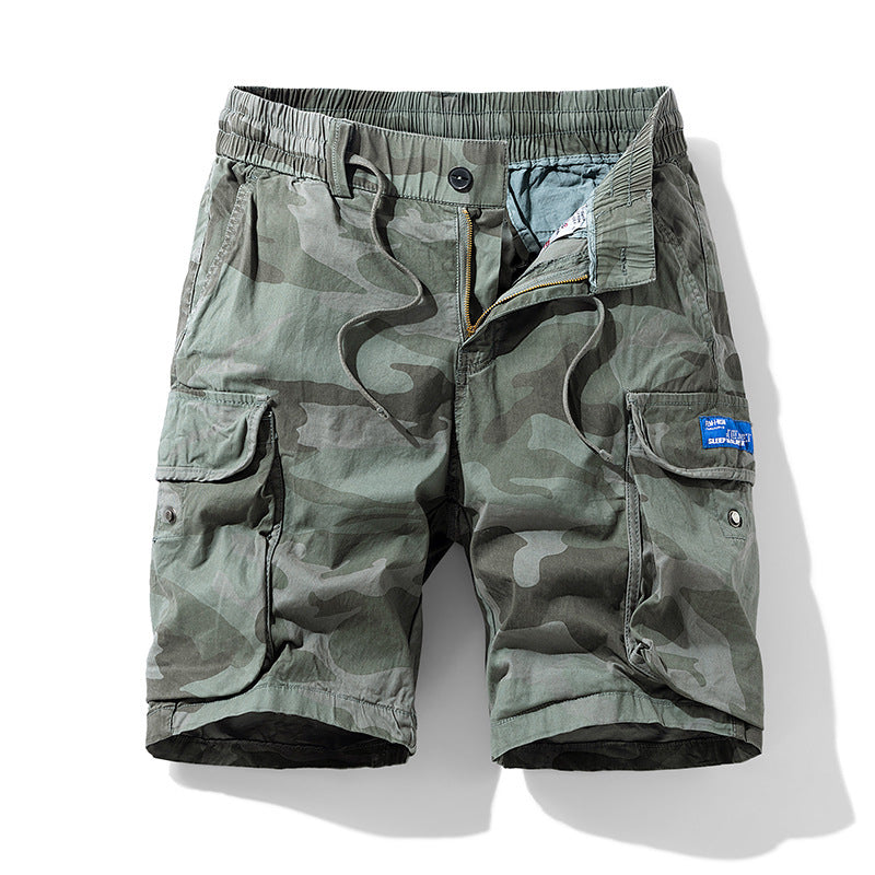 Brett – Shorts deportivos de camuflaje para hombres