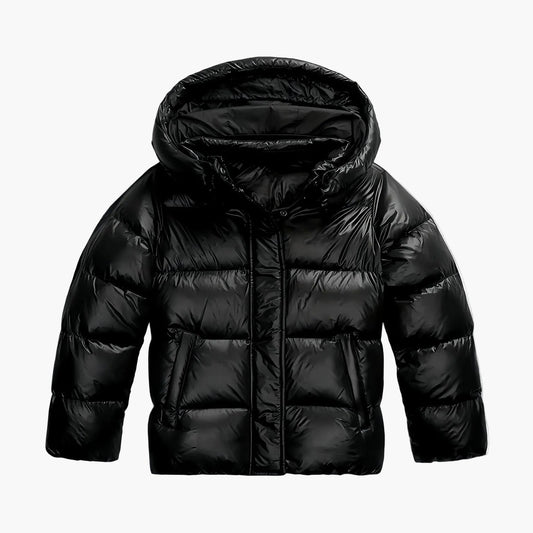 Veste doudoune sportive femme à capuche coupe ample pour temps froid