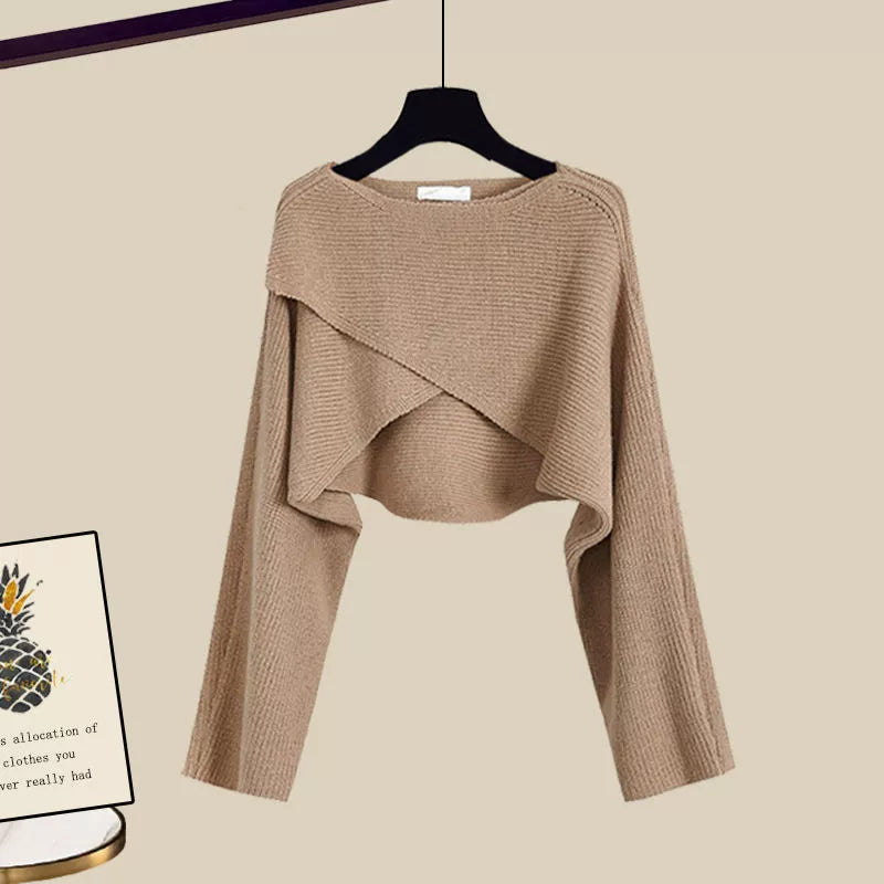 Ensemble trois pièces élégant femme – Tenue décontractée chic pour la maison et les sorties