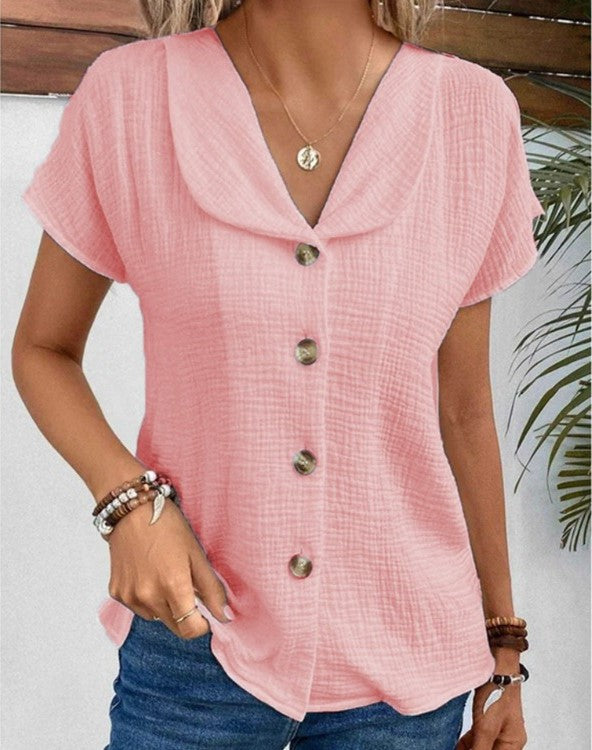 Camicia con bottoni e colletto