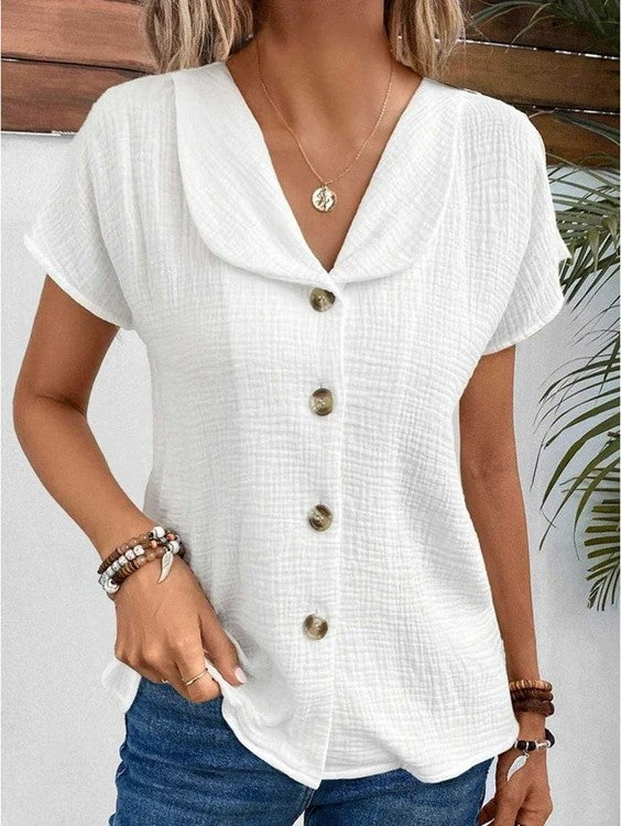 Camicia con bottoni e colletto