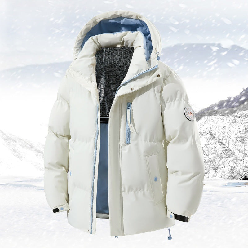 Gesteppte Kapuzenjacke für kaltes Wetter
