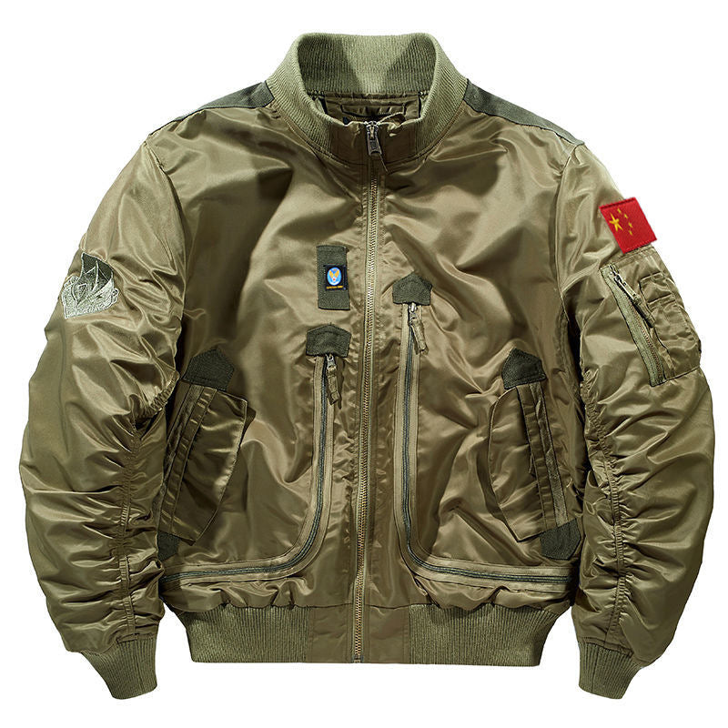 Blouson Bomber style aviateur pour homme, plusieurs couleurs, matelassé