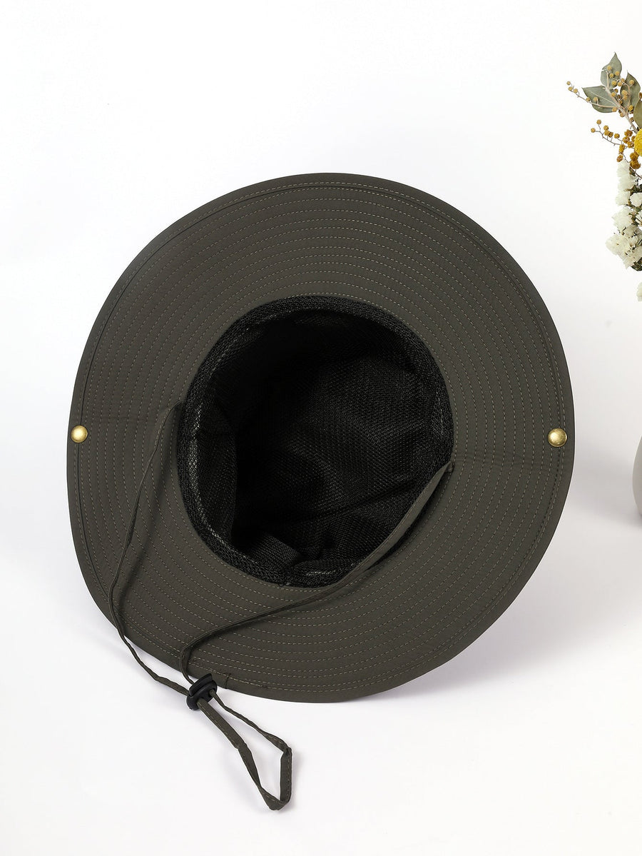 Unisex hiking bucket hat with adjustable drawstring - Multiple colors