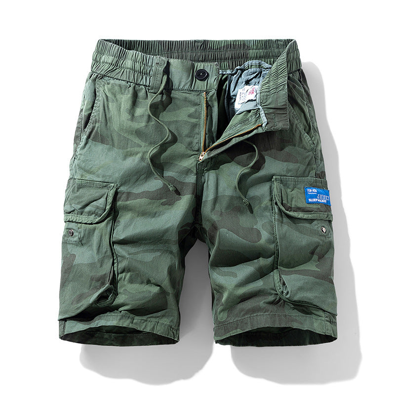 Brett – Shorts deportivos de camuflaje para hombres
