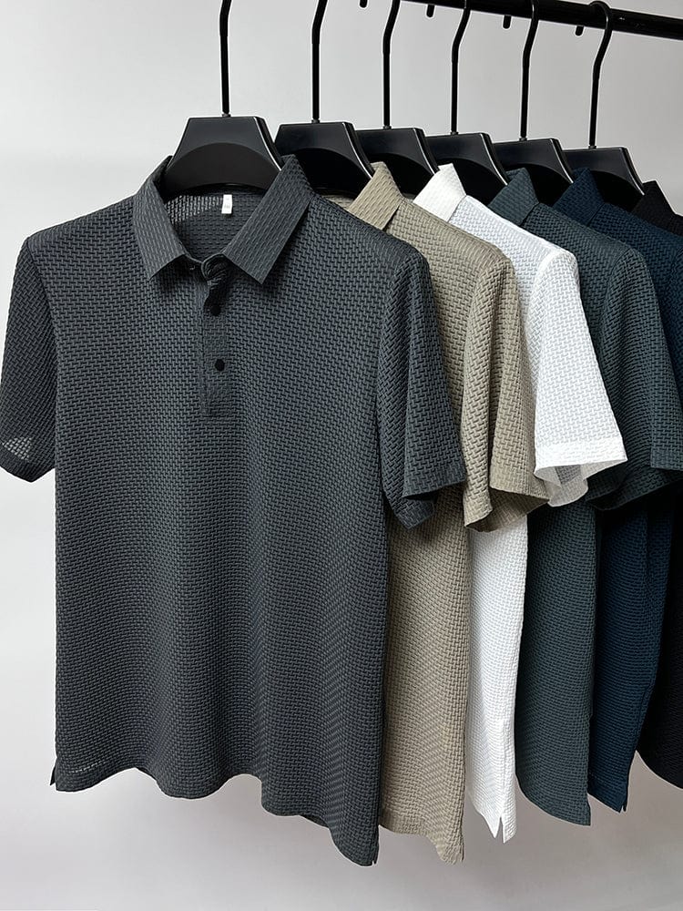 Polo Homme Style Moderne Respirant pour Été – Look Élégant et Décontracté