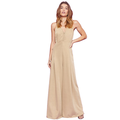 Harriet – Elegant jumpsuit med vida ben och markerad midja