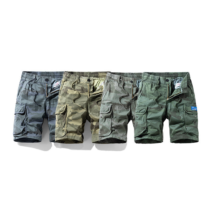 Brett – Shorts deportivos de camuflaje para hombres