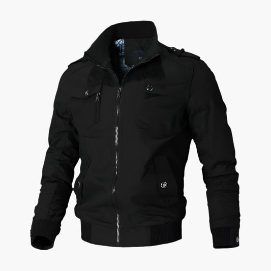 Chaqueta bomber de moda para hombre – Estilo urbano versátil, ideal para media estación