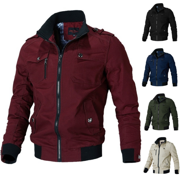 Trendy bomberjakke til mænd – Alsidig urban stil, perfekt til mellemsæsonen