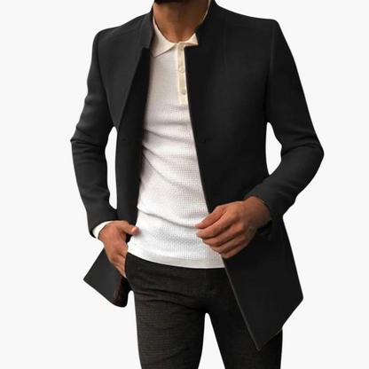 Cappotto uomo mezza stagione elegante taglio moderno stile urbano versatile