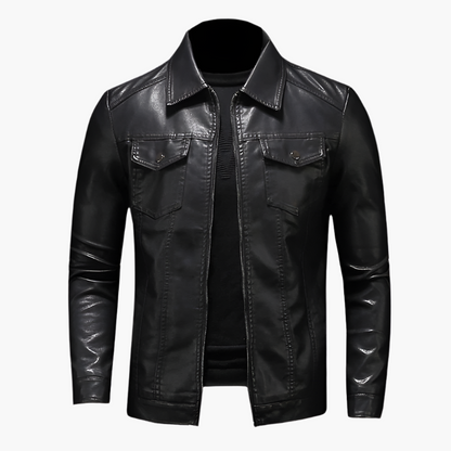 Men's Elegant Biker Style Jacket for All Occasions