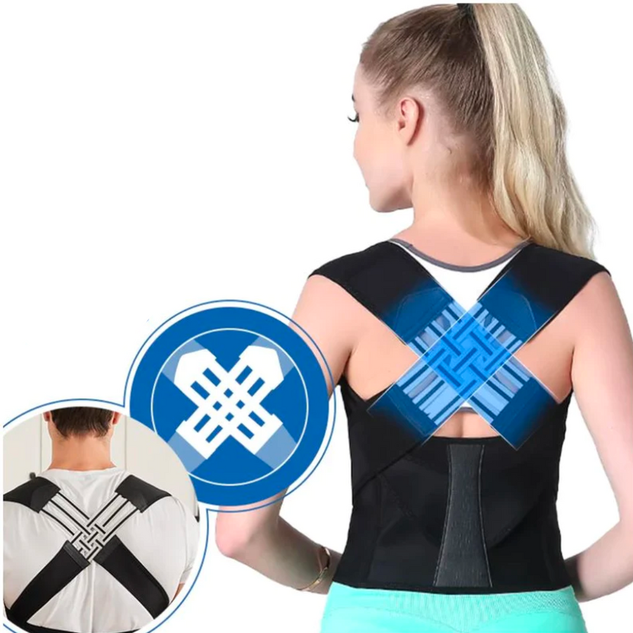 Correcteur de posture dorsal pour homme – Soutien ergonomique pour le dos et les épaules, maintien du dos, redresseur de posture