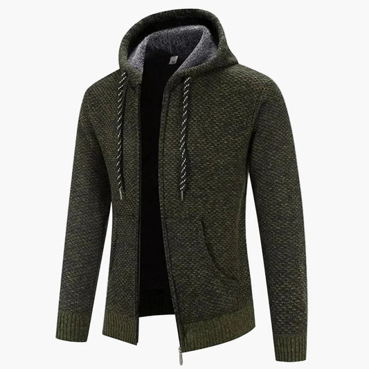 Men's zip-up hoodie vest casual style for autumn and winter
