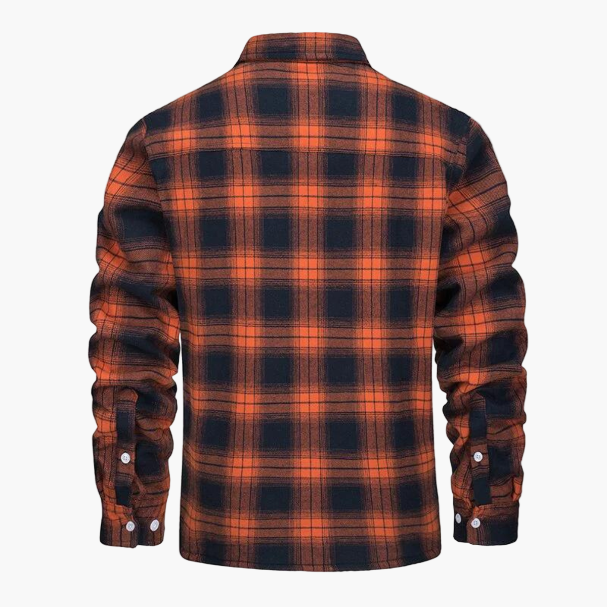 Warme geruite overhemdjas in stedelijke stijl voor heren – casual winter overshirt