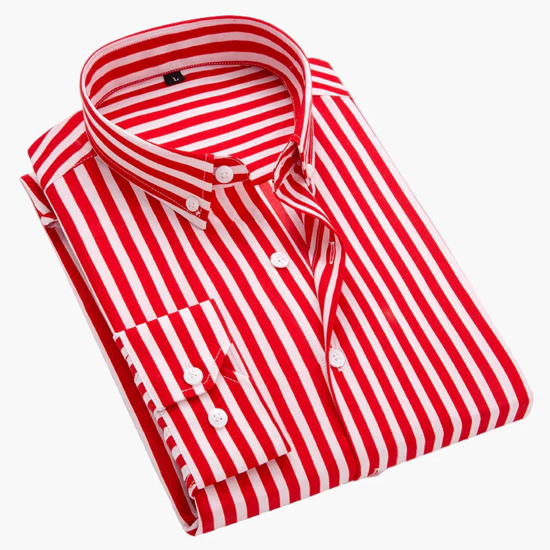 Elegantes Herrenhemd mit Streifen – Klassischer und vielseitiger Stil