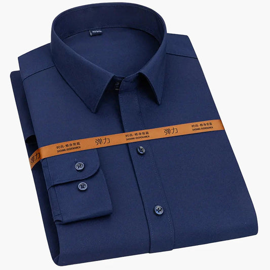 Chemise habillée pour homme coupe classique – Style élégant pour le bureau ou les occasions formelles