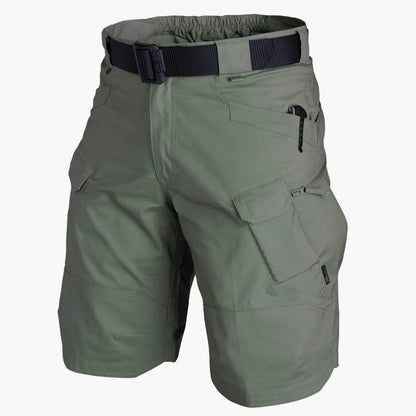 Shorts Tactiques Imperméables Homme Style Militaire Multi-Poches pour Randonnée et Activités Extérieures