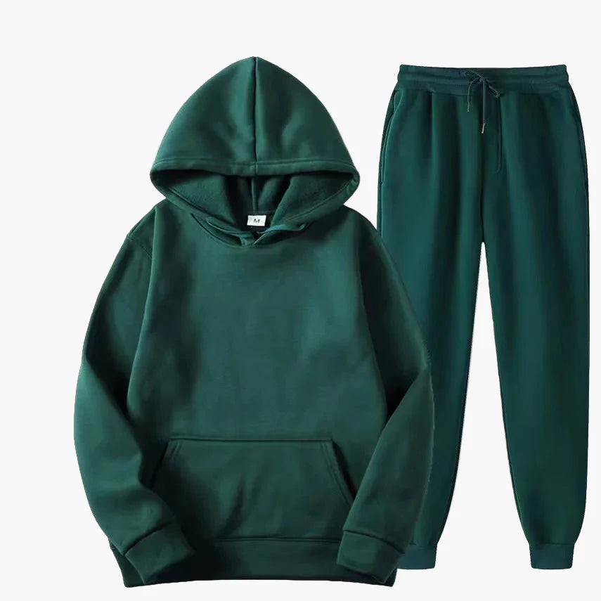 Conjunto de chándal con capucha estilo casual para mujer - Look urbano y cómodo