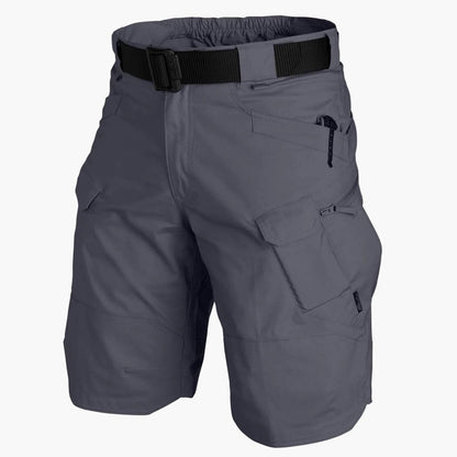Shorts Tactiques Imperméables Homme Style Militaire Multi-Poches pour Randonnée et Activités Extérieures