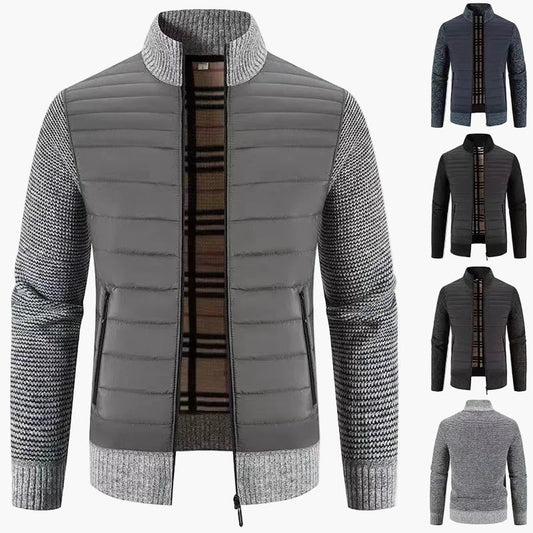 Men's Cardigan Jacket Korean Style Elegant for Leisure and Daily Wear