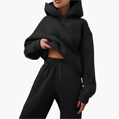 Conjunto de Chándal Casual para Mujer - Sudadera Oversize y Pantalón de Jogging Cómodo para Casa y Ocio