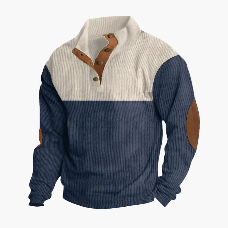 Casual button-up sweater for men – Stylish and comfortable urban fashion