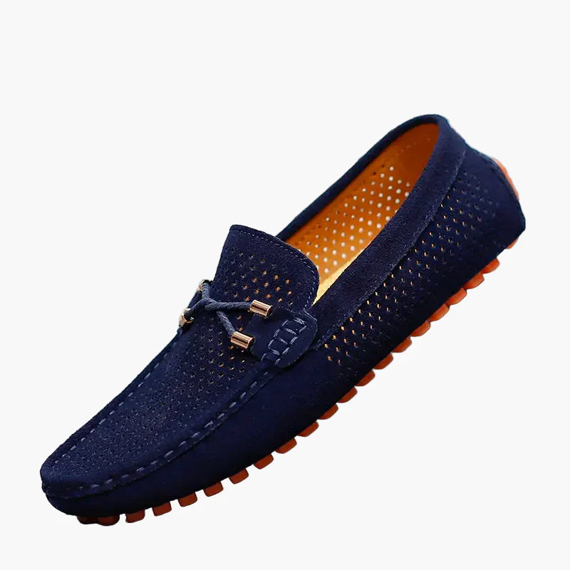 Elegante slip-on loafers for menn i casual chic stil