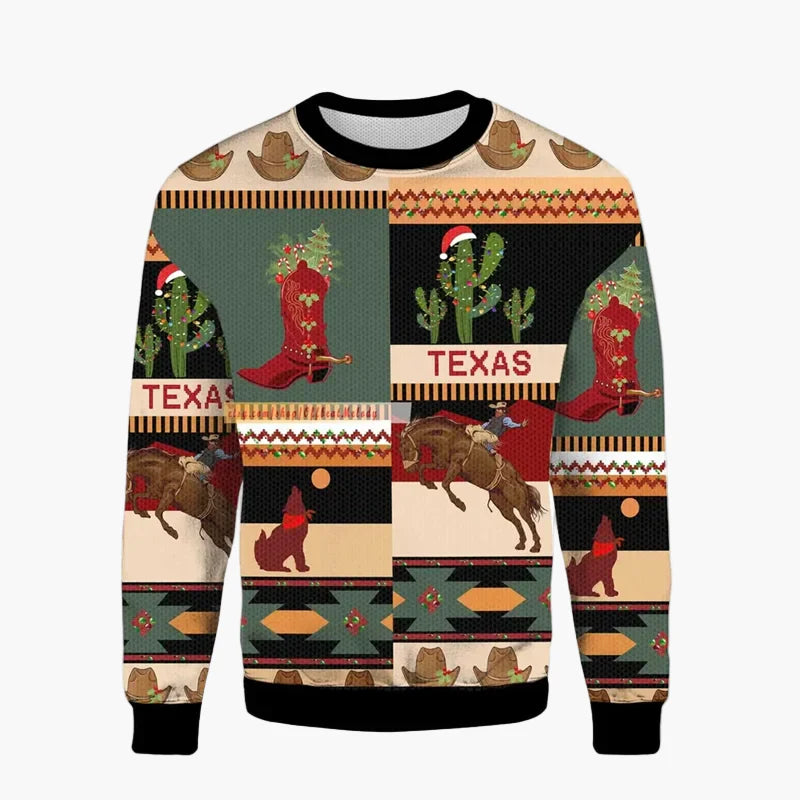 Maglione di Natale Uomo Stile Maglione Brutto – Umorismo Serie TV, Festa di Natale