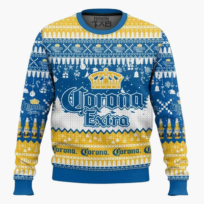 Men's Christmas Sweater Ugly Sweater Style Corona Extra – Festive Edition