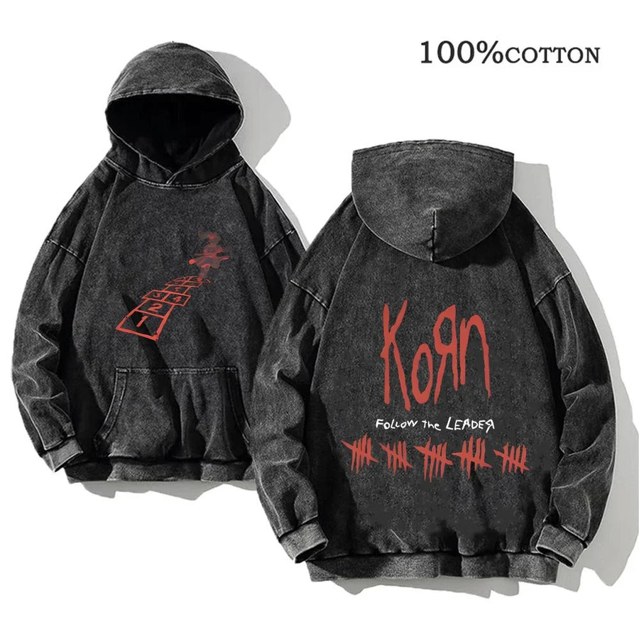 Sweat à Capuche Noir Décontracté à Imprimés Graphiques Variés